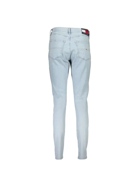 Jeansy skinny Tommy Jeans z wysoką talią niebieskie