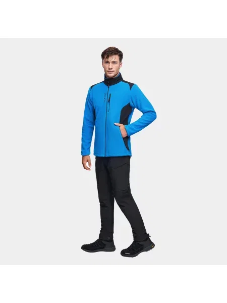 Bluza polarowa turystyczna Alpinus Caen II czarna