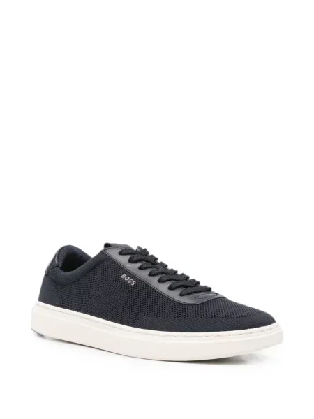Sneakers Emporio Armani με κορδόνια με δαντέλα μπλε