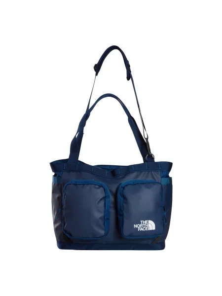 THE NORTH FACE Geantă de călătorie Base Camp Voyager bleumarin alb