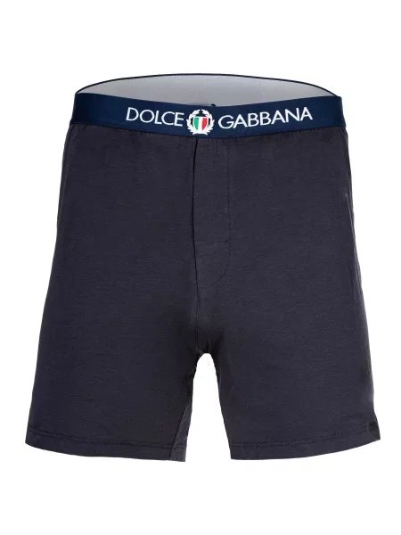 DOLCE & GABBANA Boxeralsók sötétkék / zöld / piros fehér