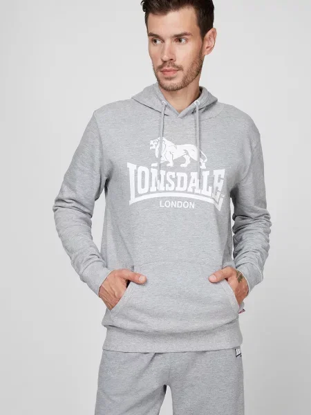 Худи Lonsdale серое