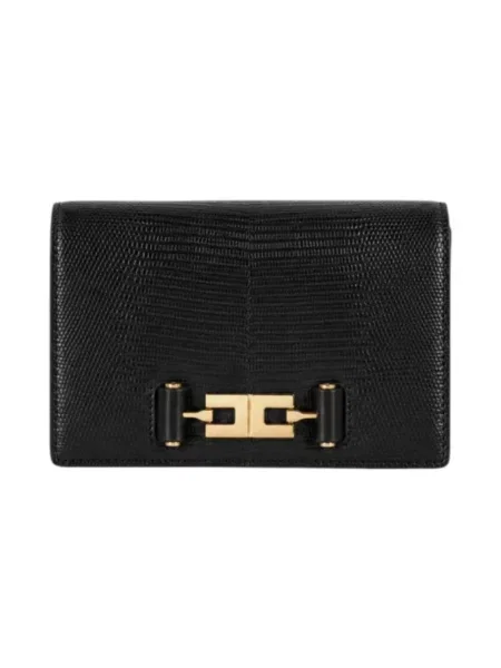 Torebka crossbody Elisabetta Franchi z nadrukiem czarna