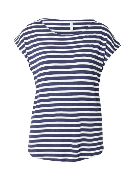 Hailys Tricou bleumarin alb