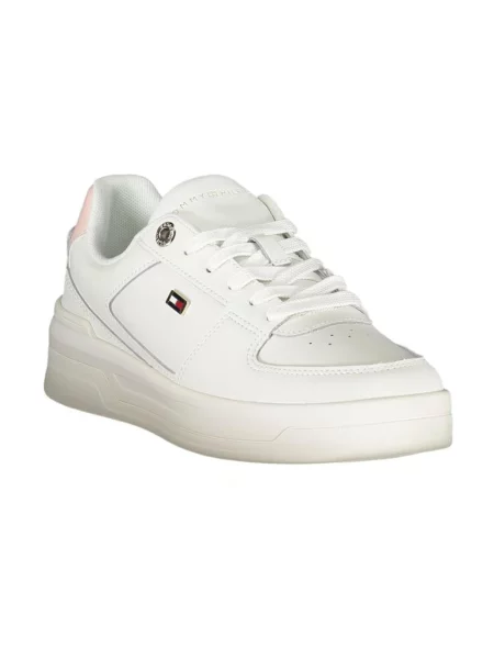 Trampki Tommy Hilfiger skórzane biznesowe białe