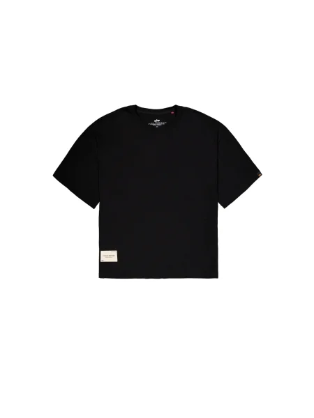 ALPHA INDUSTRIES Tricou Studio Edition negru alb