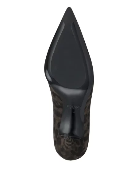 Pantofi cu toc Potamy cu imagine cu model leopard