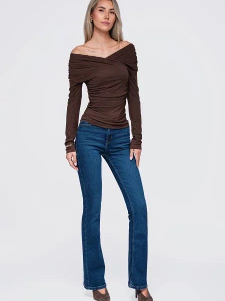 Bluza Ombre plava