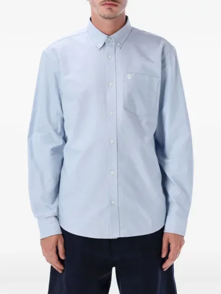 Košeľa Carhartt Wip modrá