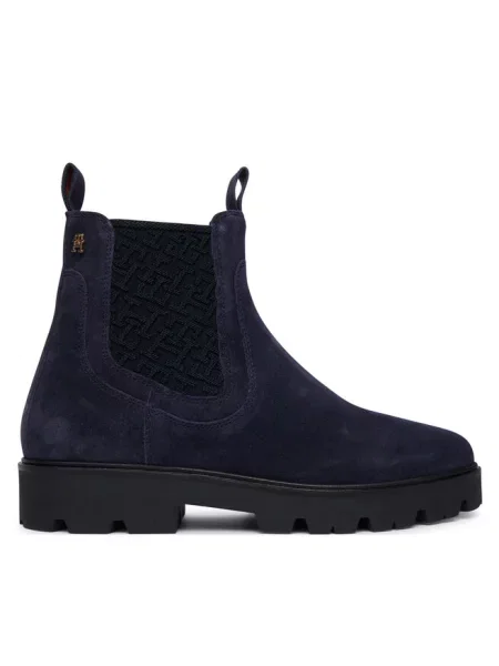 Sztyblety Tommy Hilfiger granatowe