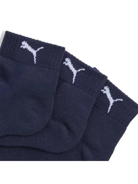 PUMA Skarpety do kostek unisex 3 pary Odzież niebieski