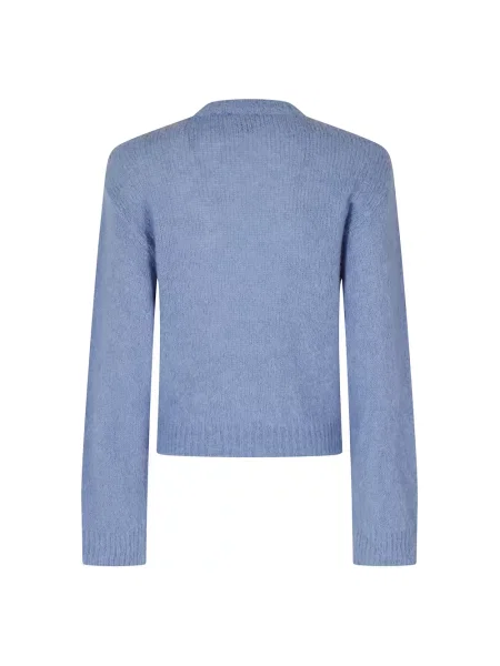 Moherowy sweter Alysi niebieski