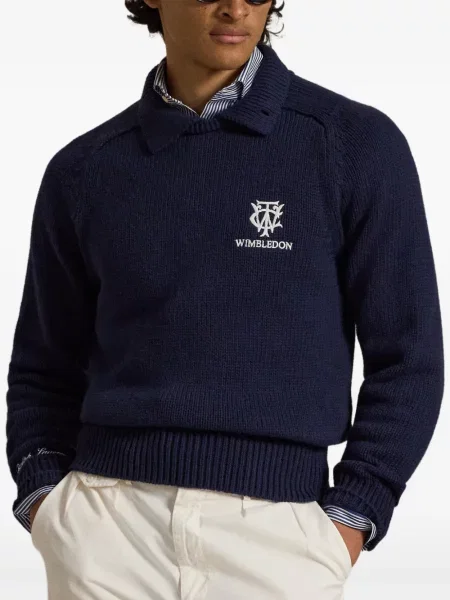 Șapcă Polo Ralph Lauren de mătase cu dungi cu cataramă albastru