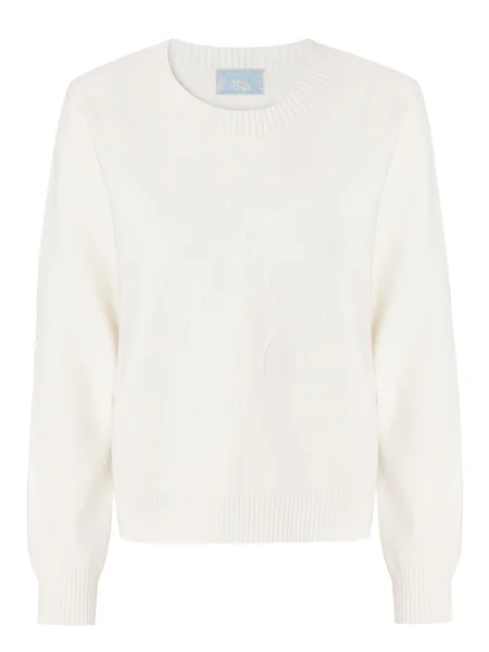 TATUUM Pulover CLOUDY' alb