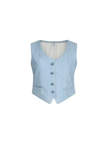 Liu Jo Vestă de costum denim / gri albastru