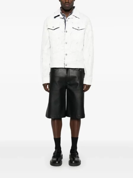 Geacă de blugi Mm6 Maison Margiela alb