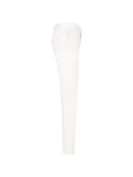 Pantaloni cargo Eleventy alb