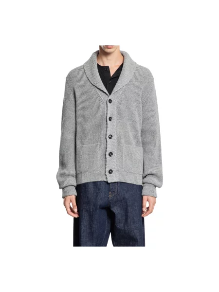 Kardigan Tom Ford z kaszmiru szary