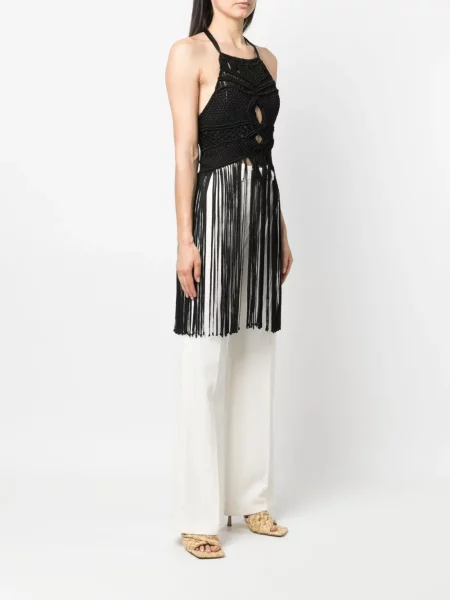 Vestă Alberta Ferretti tricotate negru