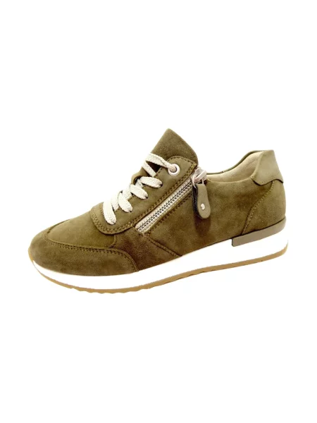 Sneakersy Remonte skórzane zielone