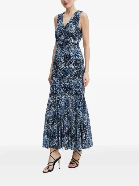 Rochie midi Morgan albastru