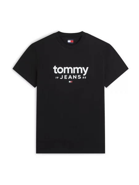 Tommy Jeans Tricou / alb negru