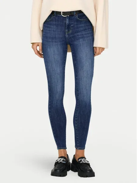 ONLY Blugi Power Skinny Fit albastru