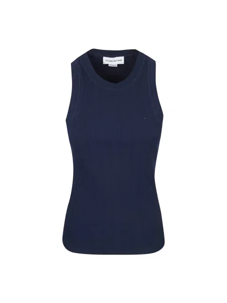 Top Victoria Beckham niebieski