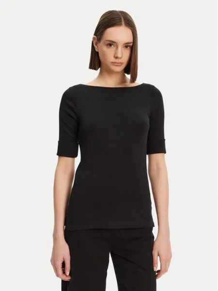 Πουκάμισο Lauren Ralph Lauren μαύρο