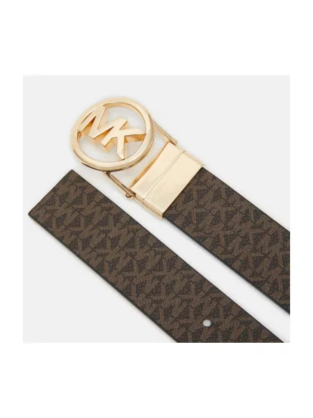 Curea Michael Michael Kors reversibilă maro
