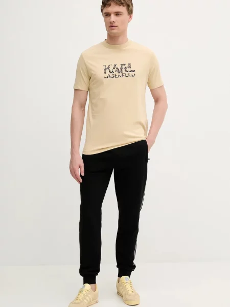 Karl Lagerfeld kratka majica bež