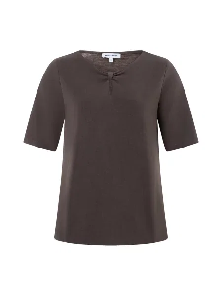 MORE & MORE Tricou închis maro