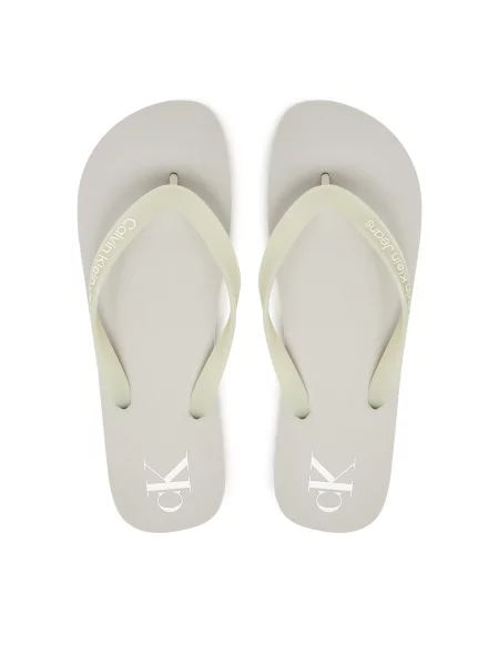 Japonke Calvin Klein Jeans Beach Sandal Transparent Tpu siva