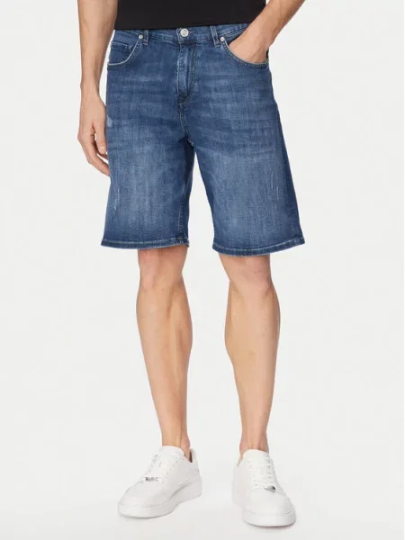 KARL LAGERFELD Pantaloni scurți de blugi albastru