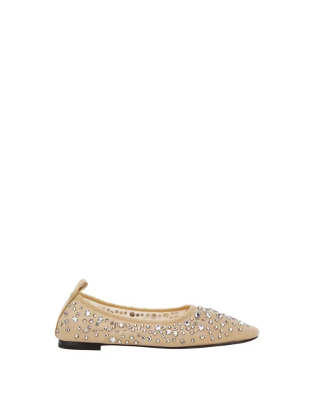 Balerinki Tory Burch beżowe