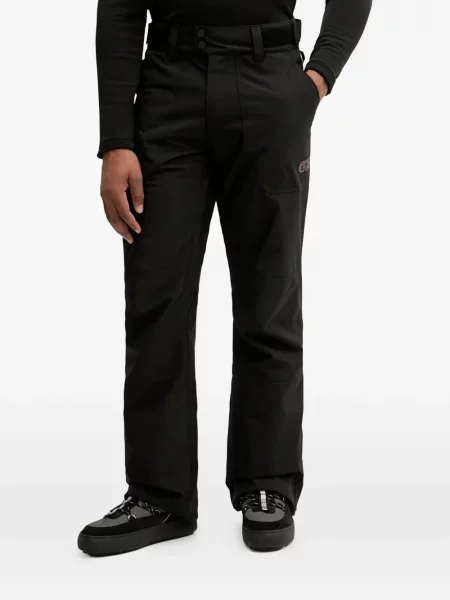 Proste spodnie Picture z autografem czarne