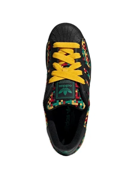 Πλεκτή τρέξιμο μπλούζα Adidas με αυτόγραφο πράσινο