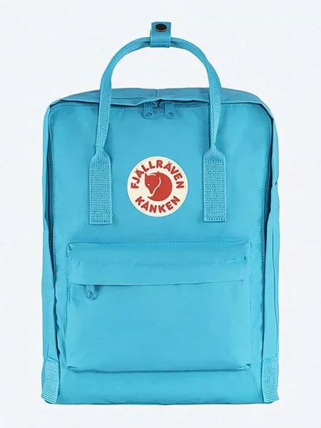 Раница Fjallraven Kanken голям с изчистен дизайн синьо
