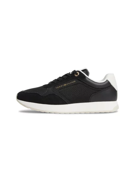 Sneakerși Tommy Hilfiger retro alb