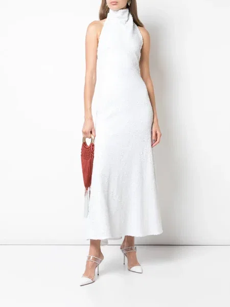 Rochie Ellery cu paiete alb