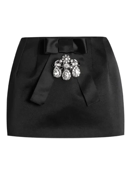Fusta mini Dolce & Gabbana cu funde negru