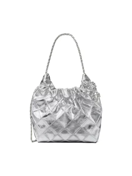 Torebka Tory Burch skórzana szara