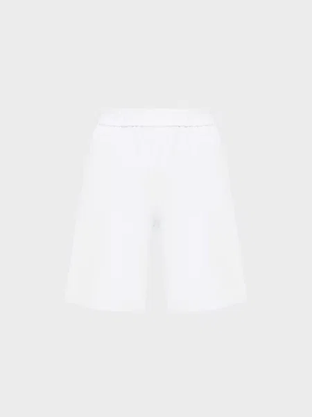 Повсякденні шорти PRPY льон/бавовна білий