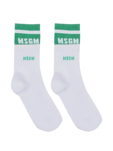 Dětské ponožky Msgm bílé