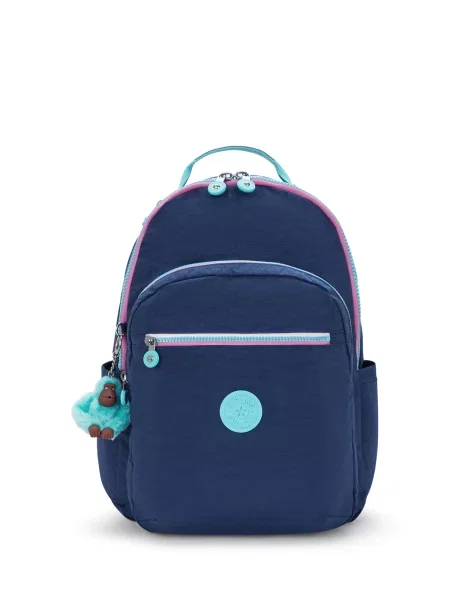 KIPLING Ruksak Seoul neonsko / tamno / roza plava