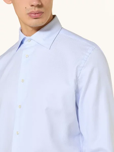 Profuomo Košile Slim Fit tmavě modrá bílá