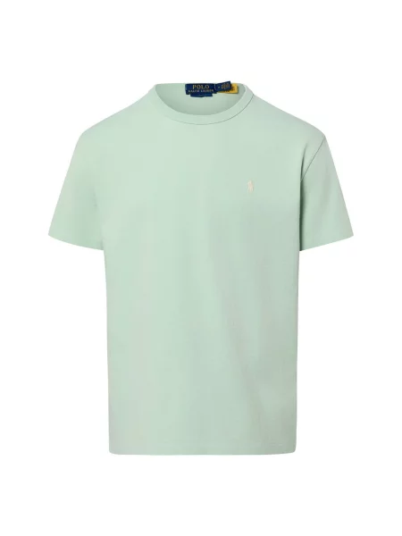 Polo Ralph Lauren Koszulka męska Mężczyźni jednolity S zielony