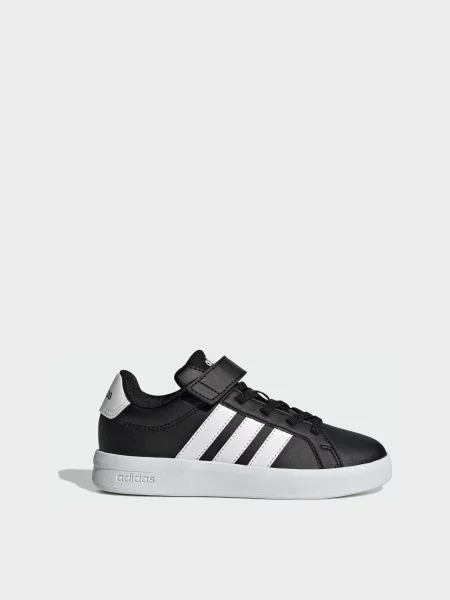 Дитячі Кеди низькі adidas комбінований верх чорний