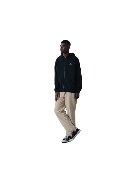 Geacă Converse cu broderie negru