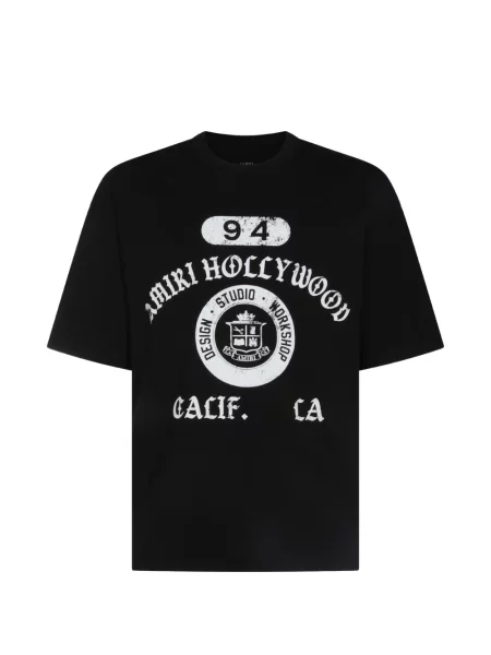 Tricou Amiri cu imagine negru